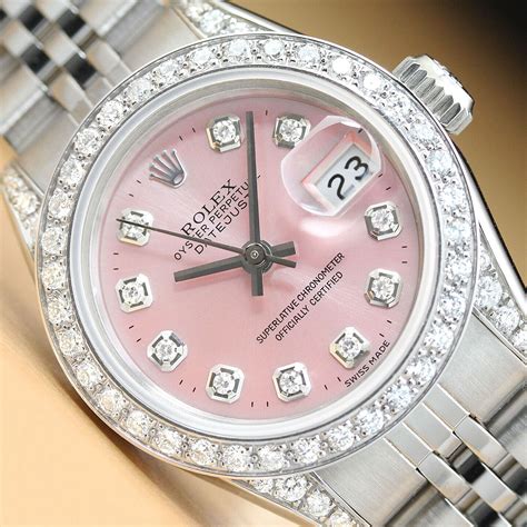 rolex damenuhr blumen